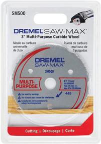 img 3 attached to 🔪 Dremel SM500 3-Inch Wood & Plastic Carbide Wheel: A Versatile Gray Tool for Precision Cutting