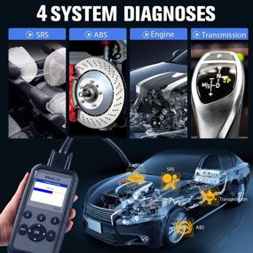 img 2 attached to 🔧 Autel MaxiLink ML629 OBD2 Scanner: 2021 Newest Upgraded Version for DIYers & Professionals - ABS, SRS, Engine, & Transmission Diagnoses, Full Function with AutoVIN, DTC Lookup, Ready Test