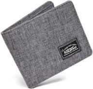 kaukko blocking bi fold wallet linen women's handbags & wallets in wallets logo