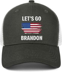 img 3 attached to Lets Brandon Women Cool Snapback Adjustable Sports & Fitness in Team Sports