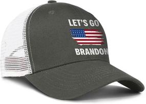 img 2 attached to Lets Brandon Women Cool Snapback Adjustable Sports & Fitness in Team Sports