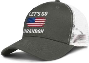 img 4 attached to Lets Brandon Women Cool Snapback Adjustable Sports & Fitness in Team Sports
