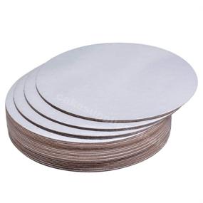 img 2 attached to 🎂 Premium Silver Round Cakeboard - Extra Thickness for Enhanced Presentation