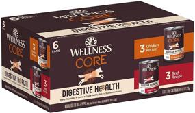 img 4 attached to 🐶 Wellnes CORE Digestive Health Grain Free Wet Dog Food: Ideal for Dogs and Puppies with Sensitive Stomachs, Promotes Easy Digestion, Smooth Pate, Boosts Coat Lustre & Enhances Skin Health - Natural, All Breeds, Adult Formula