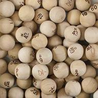 🎱 premium wooden bingo balls: enhance your game with quality wood balls logo