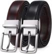 bulliant belt leather reversible single buckle men's accessories logo