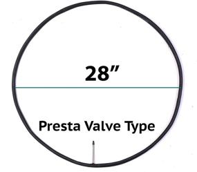 img 2 attached to 🚲 AR-PRO 28 700x32-47 Road Bike Replacement Inner Tubes Presta Valve 42mm with Tire Levers - Pack of 6