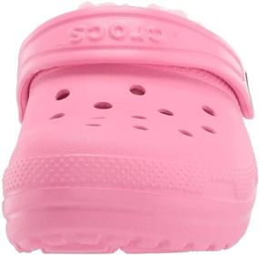 img 3 attached to 👦 Crocs Classic Lined Fuzzy Slippers for Boys - Clogs & Mules Footwear