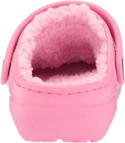 img 2 attached to 👦 Crocs Classic Lined Fuzzy Slippers for Boys - Clogs & Mules Footwear