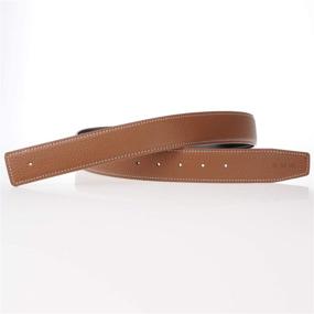 img 2 attached to Genuine Leather Accessories: 34-Inch Reversible Men's Belt Replacement