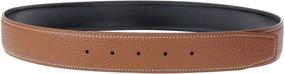 img 3 attached to Genuine Leather Accessories: 34-Inch Reversible Men's Belt Replacement