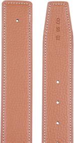 img 1 attached to Genuine Leather Accessories: 34-Inch Reversible Men's Belt Replacement