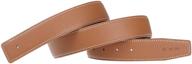 genuine leather accessories: 34-inch reversible men's belt replacement logo