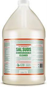 img 4 attached to Dr. Bronner's Sal Suds Biodegradable Cleaner (1 Gallon) - All-Purpose Pine Cleaner for Floors, Laundry, and Dishes - Concentrated, Cuts Grease and Dirt - Powerful yet Gentle on Skin