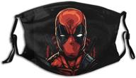 🔥 outdoor mask dead-pool: enhanced protection with 5-layer activated carbon filters - ultimate bandana for adults, men, and women logo