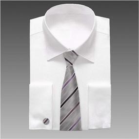 img 2 attached to 💼 Online Working Cufflinks: A1132 Stripes Necktie Boys' Accessories