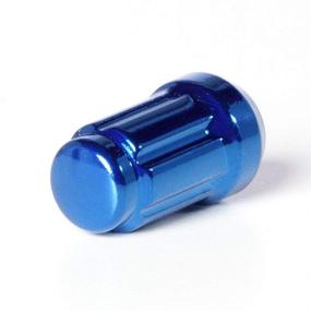 img 1 attached to Circuit Performance Spline Drive Tuner Acorn Lug Nuts Blue 12x1.5 (24pc + Tool), Forged Steel