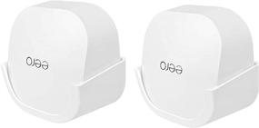 img 4 attached to 🔩 Highly Adhesive Mounting Kit for eero 6 Dual-Band Mesh Wi-Fi 6 - No Drilling Needed (Screwless VHB Holder, 2 Pack)