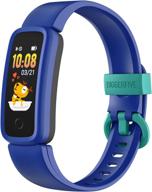 🏃 biggerfive vigor kids fitness tracker: waterproof activity watch for girls & boys (ages 5-15) with heart rate & sleep monitor – pedometer, calorie counter, alarm clock – perfect gift for active kids логотип