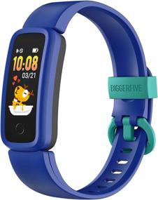 img 4 attached to 🏃 BIGGERFIVE Vigor Kids Fitness Tracker: Waterproof Activity Watch for Girls & Boys (Ages 5-15) with Heart Rate & Sleep Monitor – Pedometer, Calorie Counter, Alarm Clock – Perfect Gift for Active Kids