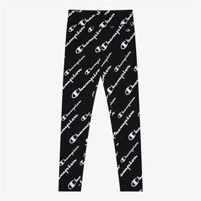 img 2 attached to 🏻 Champion Heritage Girls Legging - Large Girls' Clothing and Active Wear