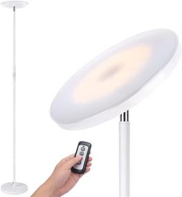 img 4 attached to MOFFE Torchiere Adjustable Brightness Temperatures Lighting & Ceiling Fans