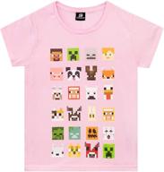 👧 minecraft girls t-shirt: express your love for the game with style! logo