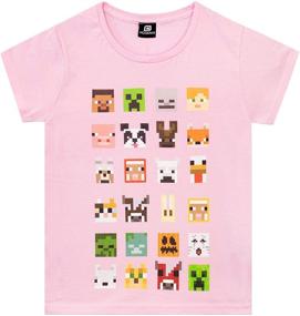 img 2 attached to 👧 Minecraft Girls T-Shirt: Express Your Love for the Game with Style!