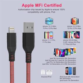 img 3 attached to Charger Certified Lightning Charging Braided Industrial Electrical