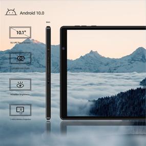 img 2 attached to 📱 Facetel Q3 Pro Android 10 Tablet - Octa-Core, HD IPS Screen, Google Certified, Wi-Fi, Bluetooth, GPS, Metal Body - Black