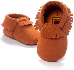 img 2 attached to 👞 CENCIRILY Moccasins Slippers: Stylish Leather Boys' Shoes with Tassels