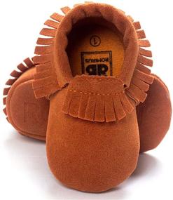 img 4 attached to 👞 CENCIRILY Moccasins Slippers: Stylish Leather Boys' Shoes with Tassels
