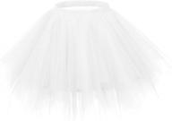 👗 ellames women's vintage 1950s tutu petticoat: enhance your ballet bubble dance with this stylish skirt logo