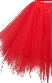 img 1 attached to 👗 Ellames Women's Vintage 1950s Tutu Petticoat: Enhance Your Ballet Bubble Dance with this Stylish Skirt