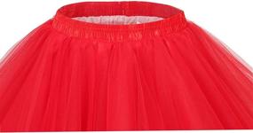 img 2 attached to 👗 Ellames Women's Vintage 1950s Tutu Petticoat: Enhance Your Ballet Bubble Dance with this Stylish Skirt