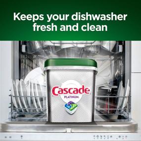 img 1 attached to Cascade Platinum ActionPacs Dishwasher Detergent Janitorial & Sanitation Supplies
