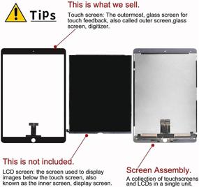 img 1 attached to Compatible Digitizer Replacement Display Tempered Tablet Replacement Parts for Screens