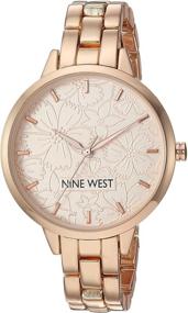 img 3 attached to ⌚ Стильная деталь гардероба: Женские часы-браслет Nine West - Подчеркните красоту вашего запястья!