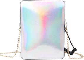 img 3 attached to 👜 Женские модные сумки и кошельки со светоотражающими элементами - стильным плечевым крестовым стилем в сумках на плечо