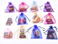 🎀 colorful organza drawstring pouches - 100pcs candy jewelry wedding favor bags logo