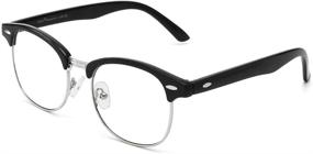 img 4 attached to 👓 Cyxus Men's Blue Light Blocking Reading Glasses - Reduce Eyestrain, Anti-Blue Light Computer Readers