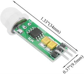 img 3 attached to 🔍 XINGYHENG 5Pcs HC-SR505 Micro Body Sensing Module: Efficient PIR Motion Detector for DIY Electronic Projects