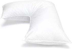 img 2 attached to Pillows with a Purpose: L Shaped Pillow Support - Enhanced Comfort for Head, Neck, and Shoulders - Including White Cover