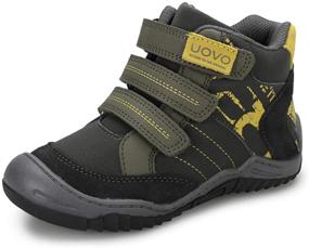 img 4 attached to High-Quality UOVO Waterproof Trekking Sneakers: Lightweight Boys' Shoes for Outdoor Adventures