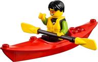 🚣 adventurous lego city minifigure: beachgoer kayaker логотип