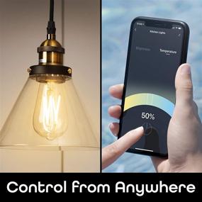 img 1 attached to Enhance Your Home Lighting with Geeni Edison ST19 Smart 2700K Bulb