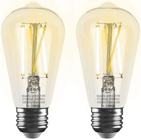 img 4 attached to Enhance Your Home Lighting with Geeni Edison ST19 Smart 2700K Bulb