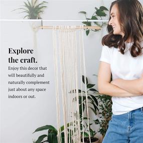 img 2 attached to 🧵 Embark on Creative Ventures with the Macrame Wall Hanger DIY Kit Crafting