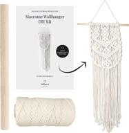 🧵 embark on creative ventures with the macrame wall hanger diy kit crafting logo