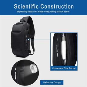 img 1 attached to Secure Your Gear with OZUKO Anti-Theft Casual Shoulder Backpacks